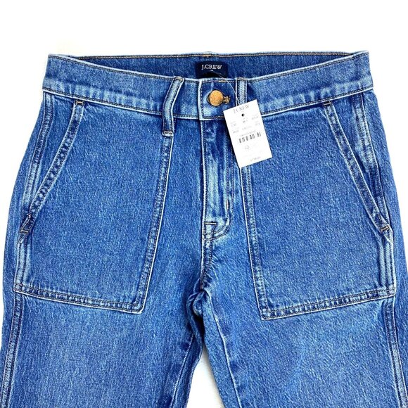 NWT J. Crew Factory Women Cropped Ankle Patch Pocket Jeans Style# BT040 Size 26P - Picture 5 of 6